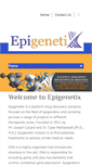 Mobile Screenshot of epigenetix.com